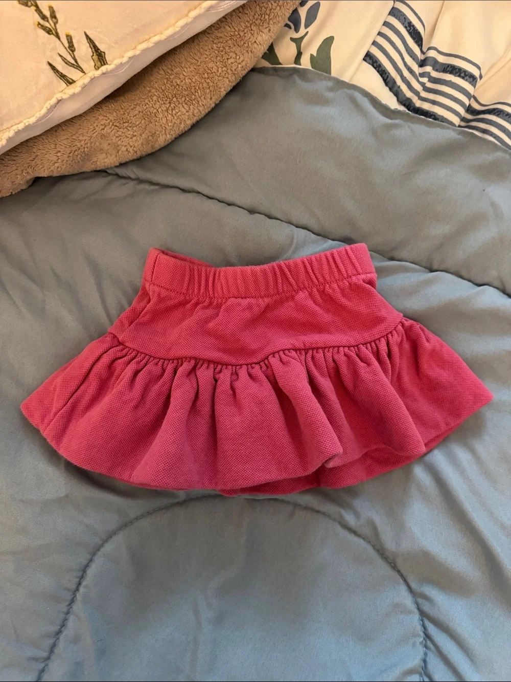 Zara Girls' Raspberry Pink Ruffle Skirt